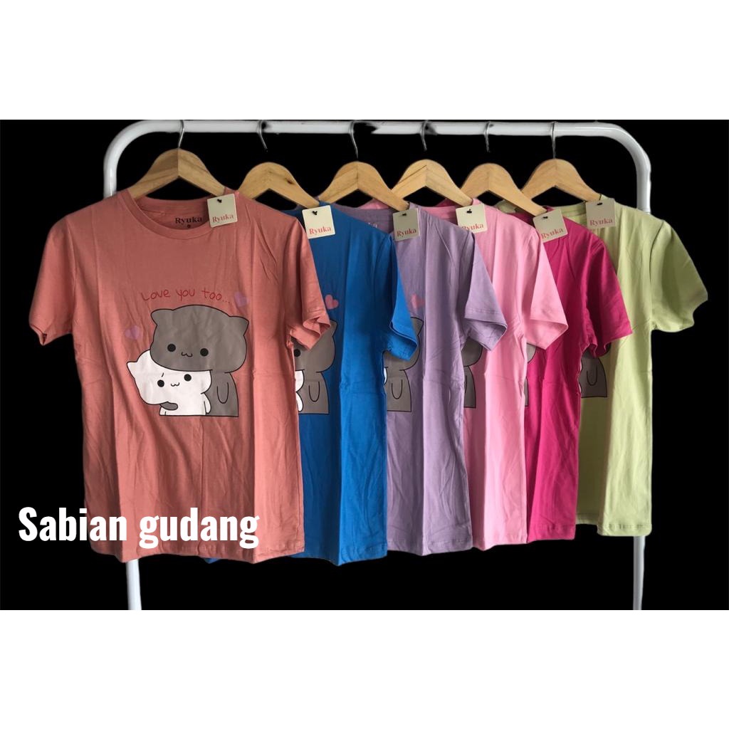 5.5 : [SABIAN STORE OFFICIAL] RYUKA T-SHIRTS TOPS เสื้อยืดผู้หญิง RELAXED T-SHIRTS
