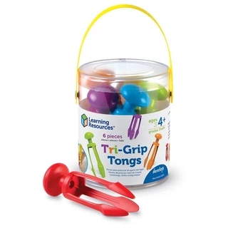 Learning Resources - Tri-Grip Tongs พัฒนากล้ามเนื้อมัดเล็กที่ใช้จับดินสอด้วยตัวคีบ 3 ขา (มีแบ่งขาย)