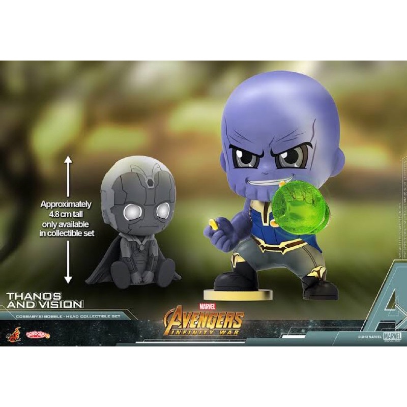 Thanos and Vision avengers infinity war Cosbaby Hot toys hottoys