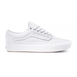 Vans รองเท้าผ้าใบ ComfyCush Old Skool | True White/True White ( VN0A3WMAVNG )