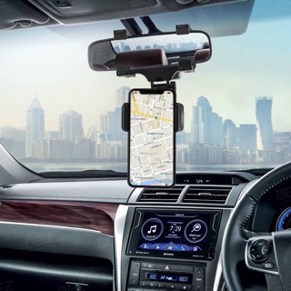 ราคา360°  ที่ติดโทรศัพท์ ในรถ สามารถปรับได้ ที่วางมือถือ แบบติดกับ กระจกมองหลัง CAR②  HOLDER