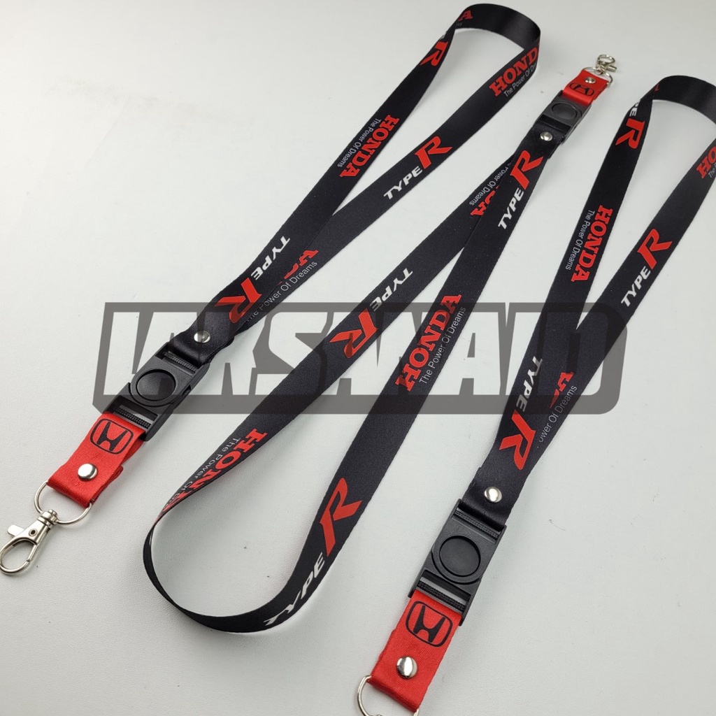 Honda TYPE R HONDA CAR ID CARD STRAP LANYARD PLUS HOLDER