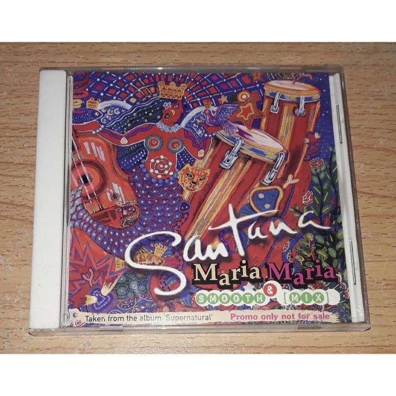 Santana ซีดี Promo CD Single Maria Maria & Smooth (Mix)