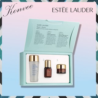 เซ็ตบำรุงผิว Estee Lauder Repair and Renew set wake Up To Radiant Youthful Looking Skin set 3 ชิ้น ✅✅✅✅