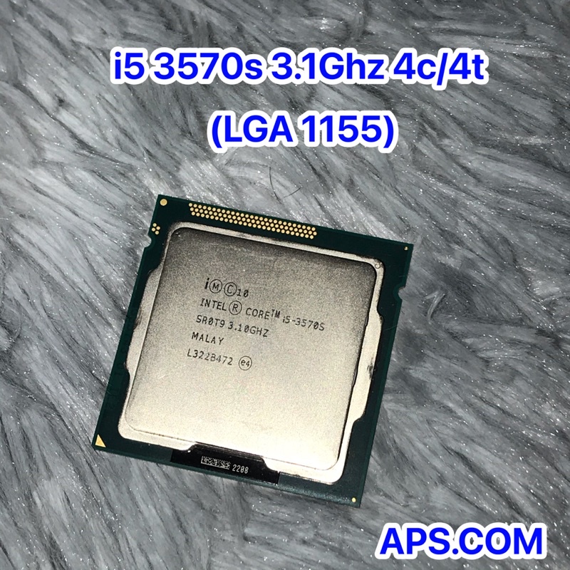 CPU มือสอง  Intel® Core™ i5-3570s 3.10 Ghz 4c/4t(LGA1155) Support DDR 3✅