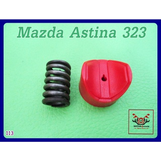 MAZDA  ASTINA 323 "RED" RACK PRESS BUSHING with SPRING (113) // บูชกดแร็ก สีแดง พร้อม สปริง สินค้าคุณภาพดี