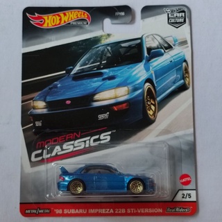 hot wheels Subaru Impreza 22B STi- version ท้องเหล็กล้อยาง