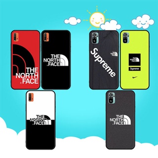 เคสโทรศัพท์มือถือนิ่ม ลาย THE NORTH FACE สีดํา สําหรับ Redmi K50 K50 Pro Note 10 4G 10 Pro 4G 10 Pro Max 4G 10S 10 5G 10T 5G 10 Pro 5G