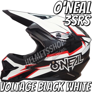 ONEAL 3SRS VOLTAGE BLACK WHITE [ วิบาก ] [ นวมถอดซักได้ ] [ DD-Ring ]