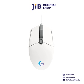 LOGITECH G MOUSE (เมาส์) G102 LIGHTSYNC (WHITE)