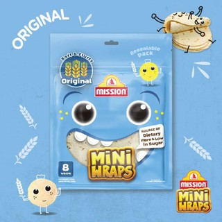 Mission Mini Wraps Original 300g. มิชชั่น มินิแรปออริจินัล 300 กรัม