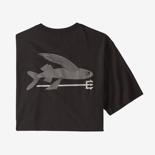 🔥 เสื้อยืดแขนสั้นลําลอง พิมพ์ลาย Patagonia Flying Fish Harpoon แฟชั่นฤดูร้อน สําหรับผู้ชาย และผู้หญิง 38528 🔥