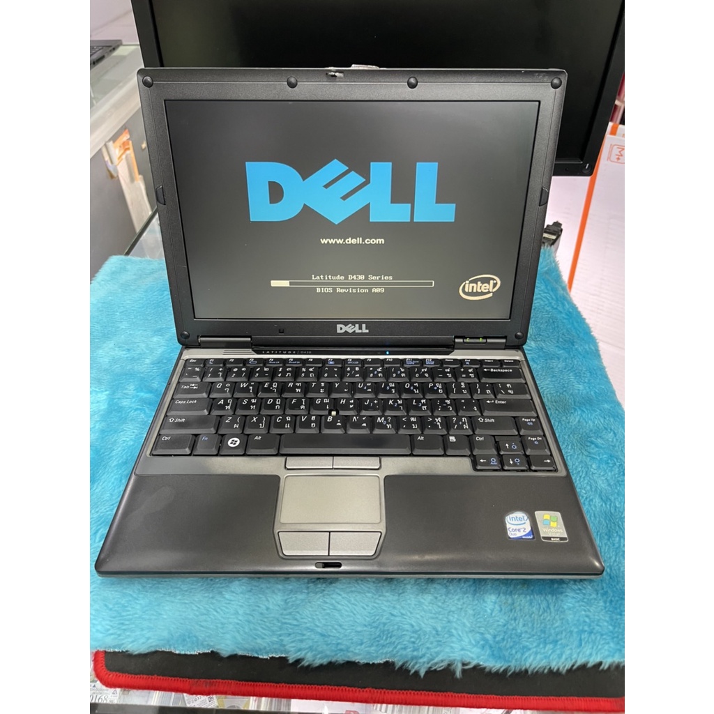 Notebook Dell Latitude D430 Intel Core2 Duo U7600 1.20 GHz Ram 2 GB DDR2-667 HDD 120 GB 5400 RPM มือ