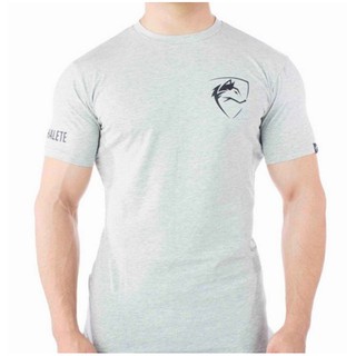 Alphalete เสื้อยืดพิมพ์ลาย Alphalete Fox สีเทาสําหรับผู้ชาย