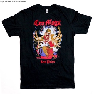 คอลูกเรือเสื้อยืดคอกลมเสื้อยืด พิมพ์ลายวง WISHES CRO-MAGS - Mผ้าฝ้ายแท้