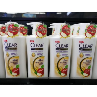 ใหม่!! CLEAR ANTI DANDRUFF SCALP CARE SHAMPOO เคลียร์ แอนตี้แดนดรัฟ สกาล์ป แคร์ แชมพู 48 ชม. อิทช์ ฟรี (435 มล.)