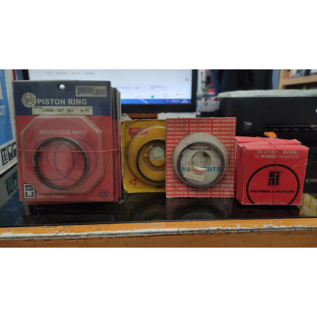 แหวนลูกสูบ seher seker honda cb100 cb 100 os oversize std 025 050 075 100