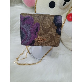 Coach Wallet on Chain กระเป๋า Coach สายโซ่ ใบเล็ก