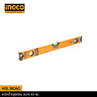 INGCO ระดับน้ำอลูมิเนียม ขนาด 60 ซม. รุ่น HSL18060 (Aluminium Level)