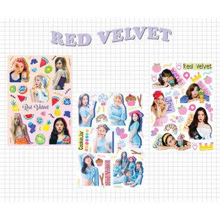 สติ๊กเกอร์ red Velvet ขาวมัน(no die-cut)