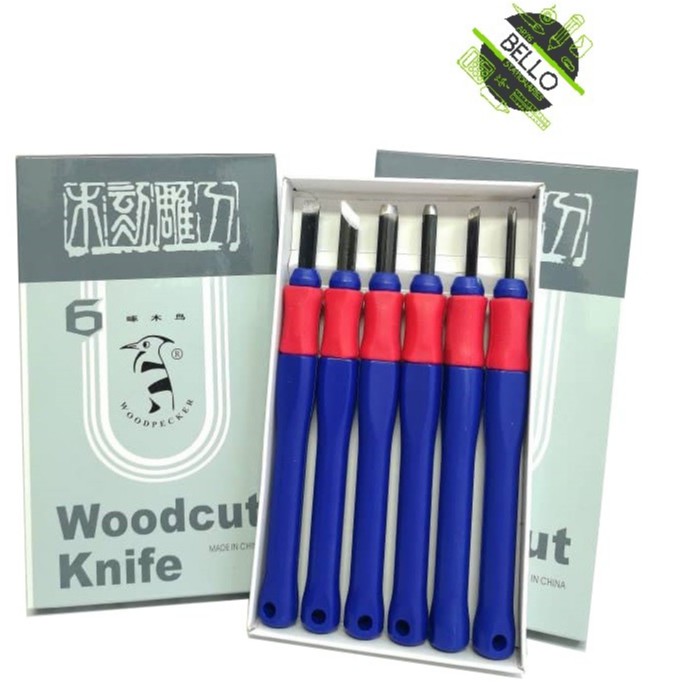 [HQ] มีดแกะสลัก Woodcut Woodcut PM 336 ชุด 6 ชิ้น