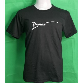 [100% Cotton] Ibanez เสื้อยืดลําลอง ผ้าฝ้าย 100% แขนสั้น พิมพ์ลายกีตาร์ lelaki สีดํา พลัสไซซ์ XS-3XL ของขวัญวันเกิด สําห