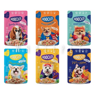 (1ซอง )Moochie Pouch มูชี่ เพาซ์ อาหารเปียกสุนัข แบบซอง