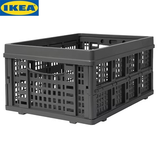 IKEA KAOSIG กล่องใส่ของพับได้ 25x36x48 cm พับเก็บได้เมื่อไม่ใช้งาน กล่องมีหูหิ้ว จึงยกขึ้นและหิ้วได้สะดวก