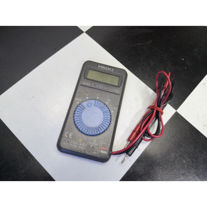 มิเตอร์​ HIOKI 3244 CARD HITESTER มือสอง  ใช้งานได้ปกติ