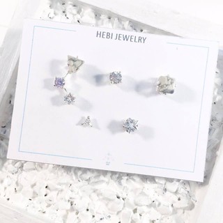 milky way silver 925 earring set