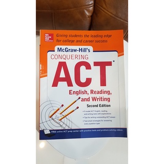 Conquering ACT English, Reading, and Writing Second edition / McGraw-Hills *มือสอง