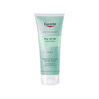 [Exp.2025] Eucerin Pro acne solution scrub 100ml. โฟมกำจัดสิวเสี้ยน