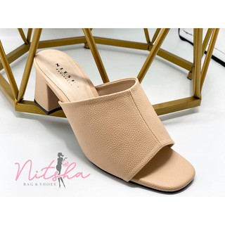 NitshaShoes รองเท้าส้นสูง รองเท้าแฟชั่นผู้หญิง รุ่น Verbena (เวอบีน่า)