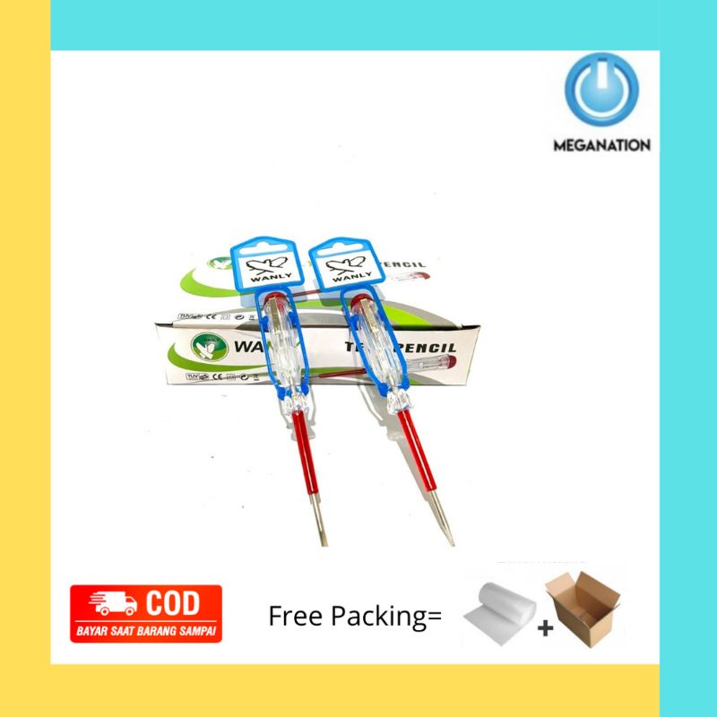 FLEXIBLE FLAT ELECTRICAL TEST PEN SCREWDRIVER / AC ELECTRIC TESPEN