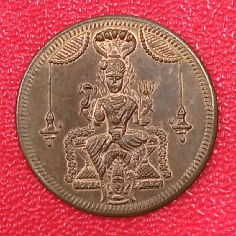 เหรียญพระแม่อุมาเทวี,พระแม่มารีอัมมัน วัดแขก บล็อกอินเดีย เก่าสวย หลังยันต์โอมปี 2539 ทองแดงสวย รหัส965