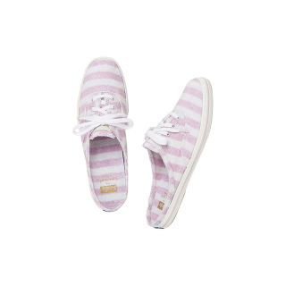 Keds รุ่น Moxie Mule Ks Terry Stripe รองเท้าผ้าใบ ผู้หญิง สี MIRAGE PINK/WHITE - WF61331