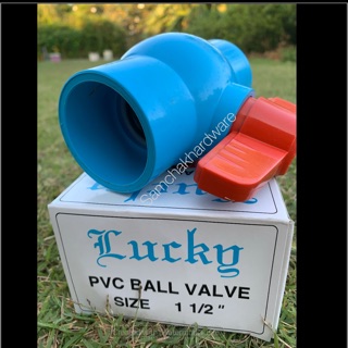 บอลวาล์ว PVC Size : 1 1/2 (1นิ้วครึ่ง)