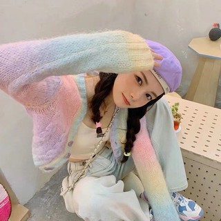 เสื้อครอป crop RAINBOW CROP🌈 ใส่ไปเที่ยวยังไงก็cute