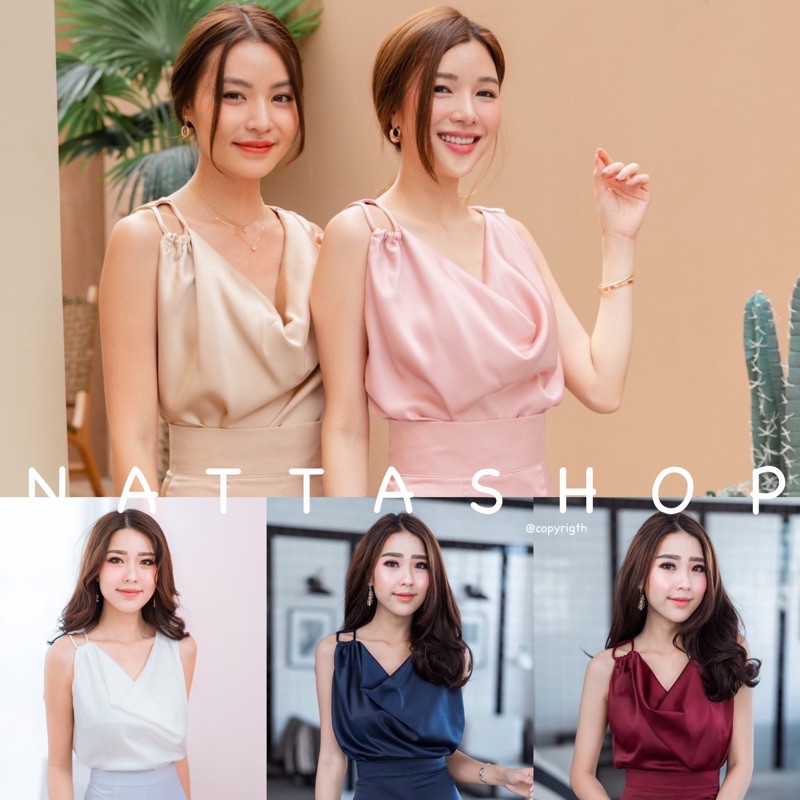 สื้อแขนกุดคอถ่วง CODE : NT2320