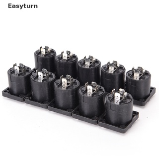 Easyturn 10x Speakon 4 Pin Female jack Compatible Audio Cable Panel Socket Connector Hot Sale TH