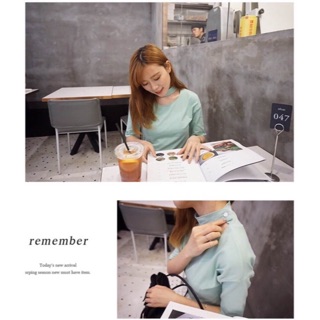 Basic choker korean t-shirt