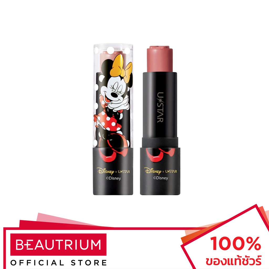 U-STAR Minnie Wonder Kiss Satin Lipstick ลิปสติก 4g