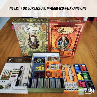 Tidy Insert สำหรับเกม Lorenzo il Magnifico + House of Renaissance