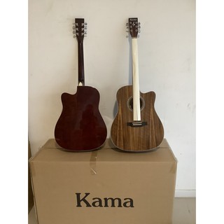 กีต้าร์โปร่ง KAMA ขนาด 41 นิ้ว สีลายไม้ รุ่นK410C-4