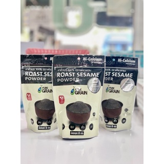 งาดำ งาคั่วบด 100% ตราโกเด้นท์ godent roast sesame powder 100 % ขนาด 80 กรัม บรรจุ 5 ซอง