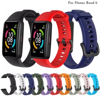 สายซิลิโคน สําหรับ Huawei Band 6 Pro Honor Band 6 7 สายนาฬิกาสปอร์ต กันน้ํา แฟชั่น สายรัดข้อมือ