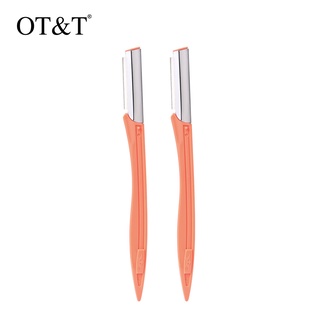 OT&amp;T 2pcs Eyebrow Razor Eyebrow Trimmer Beauty Tool Smooth Finish