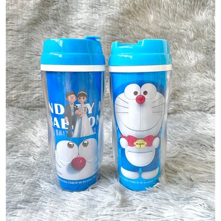 แก้วน้ำ2ชั้น ลายDoraemon น่ารักมากๆแบบใหม่เลยจ้า