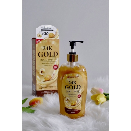 เซรั่มหัวเชื้อสเนล24k 500ml