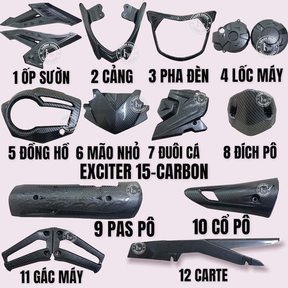 Ex150 OCB-EX150 อุปกรณ์เสริมฝาครอบคาร์บอน